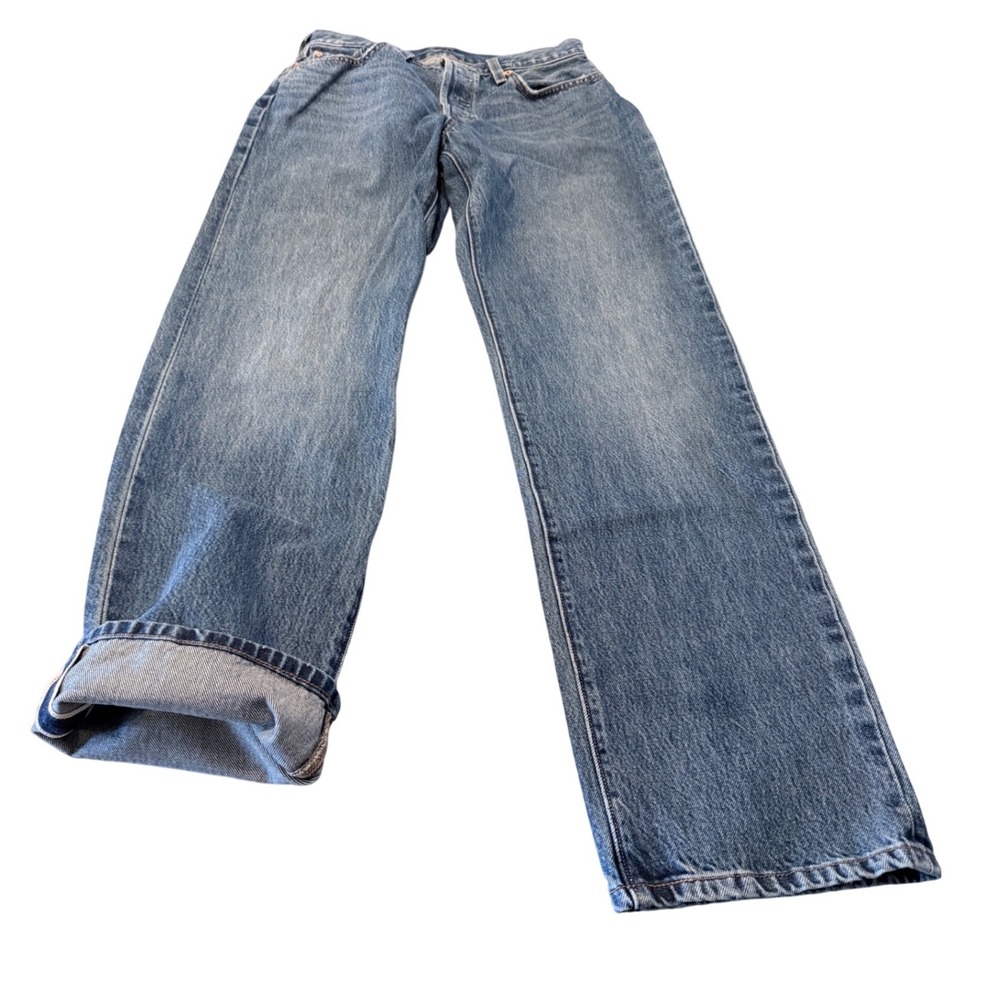 Levis 501 90s Selvedge Denim Jeans W27 L32 Blue Straight Leg A1959-0063